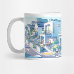 Japanese Residential Street Mug